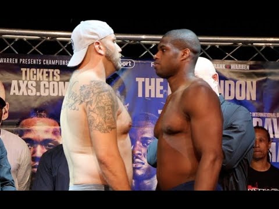 HEAVYWEIGHT CLASH! - DANIEL DUBOIS v TOM LITTLE - OFFICIAL WEIGH-IN & HEAD TO HEAD / DUBOIS-LITTLE