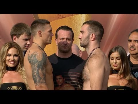 ITS ON! - OLEKSANDR USYK v MURAT GASSIEV (FULL & COMPLETE) WEIGH IN VIDEO (FROM MOSCOW) / WBSS