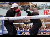 ANTHONY JOSHUA'S OLD FOE CARLOS TAKAM LOOKING HARD AS NAILS AHEAD OF DERECK CHISORA CLASH