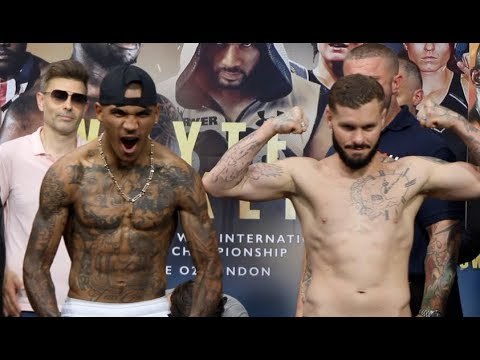 SON OF THE DARK DESTROYER! - CONOR BENN v CEDRICK PEYNAUD (2) - OFFCIAL WEIGH IN / WHYTE-PARKER