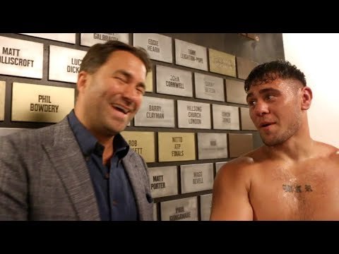 WOW! - DAVE ALLEN BRUTALLY KNOCKS OUT NICK WEBB IN 4 ROUNDS - EMOTIONAL INTERVIEW / WITH EDDIE HEARN