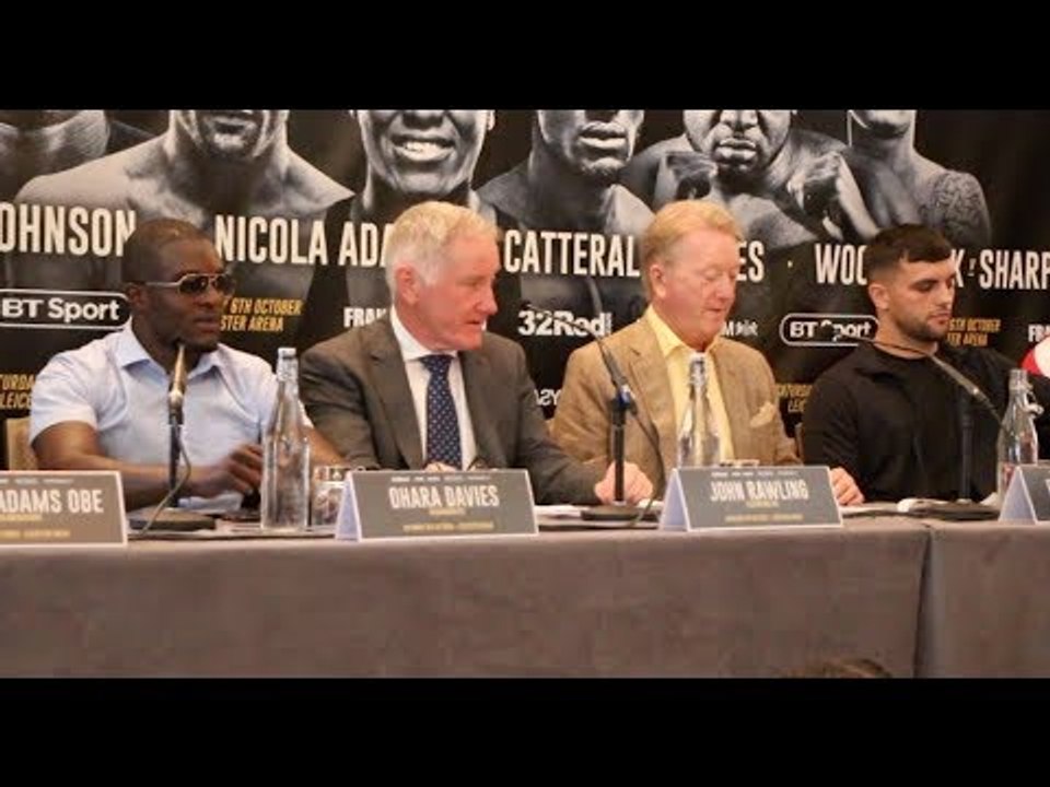 VERY ENTERTAINING! - CATTERALL v DAVIES / WOODSTOCK v SHARP / DUBOIS-JOHNSON -FULL PRESS CONFERENCE
