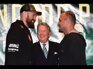 'SMILES BEFORE WILDER?' - TYSON FURY v FRANCESCO PIANETA OFFICIAL HEAD-TO-HEAD (FROM BELFAST)