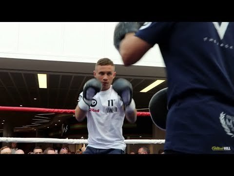 COME ON THE JACKAL! - CARL FRAMPTON SMASHES THE PADS IN FRONT OF BELFAST FAITHFUL