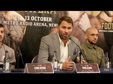 EDDIE HEARN PRESENTS - RITSON v PATERA / FOOT v DAVIES JR / ALLEN / BUATSI - *FULL* PRESS CONFERENCE