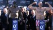 DEONTAY WILDER v TYSON FURY - *FULL & UNCUT* OFFICIAL WEIGH IN (L.A) / WILDER v FURY