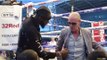'HIT ME THEN!' - WHEN GAZZA MET DEONTAY WILDER! - GAZZA INCREDIBLY ASKING WILDER TO PUNCH HIM!