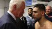 'YOU CAN'T CHANGE NOW MATE' - BARRY HEARN TELLS AMIR KHAN STRAIGHT AFTER SAMUEL VARGAS WIN