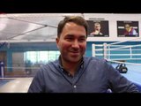 EDDIE HEARN ON KHAN/BROOK/PACQUIAO, JOSHUA-POVETKIN, WILDER TEAM EMAIL, CHISORA/WHYTE, BELLEW-USYK