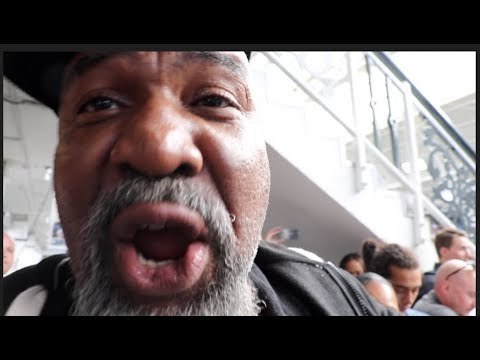 'THEY SAID I AM NOT ALLOWED IN. EDDIE HEARN IS SCARED' - SHANNON BRIGGS CRASHES JOSHUA WEIGH-IN