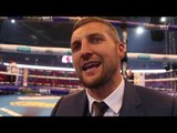 CARL FROCH REACTS TO ANTHONY JOSHUA STUNNING 7th ROUND KNOCKOUT OF  POVETKIN, HAS MESSAGE FOR GROVES