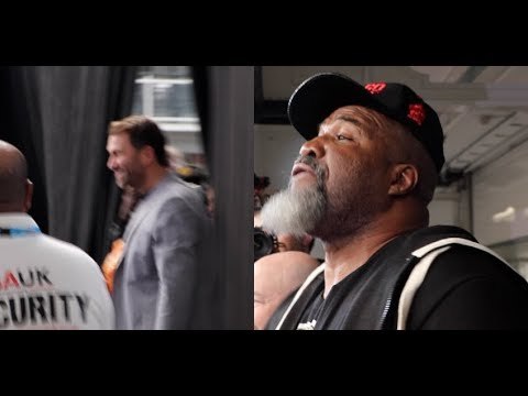 'KNOCK ME OUT' - EDDIE HEARN TO SHANNON BRIGGS - WHO CLAIMS HE WAS BARRED FROM THE WEIGH-IN