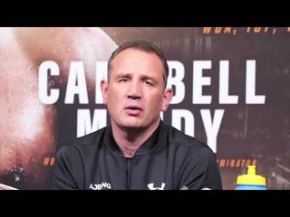 ANTHONY JOSHUA'S TRAINER ROB McCRACKEN REACTS TO 7th ROUND TKO WIN OVER ALEXANDER POVETKIN