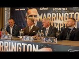 JOSH WARRINGTON v CARL FRAMPTON - *FULL & UNCUT* LONDON PRESS CONFERENCE / WARRINGTON-FRAMPTON