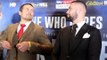 'I WILL NEVER QUIT!' - OLEKSANDR USYK & TONY BELLEW TRADE WORDS IN HEAD TO HEAD @ PRESS CONFERENCE