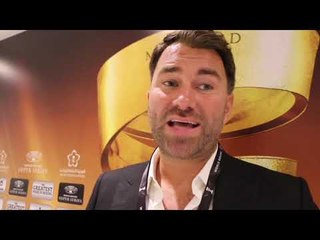 EDDIE HEARN (IN SAUDI ARABIA) ON BILLY JOE SAUNDERS SITUATION, GROVES v SMITH, CHISORA-WHYTE / KHAN