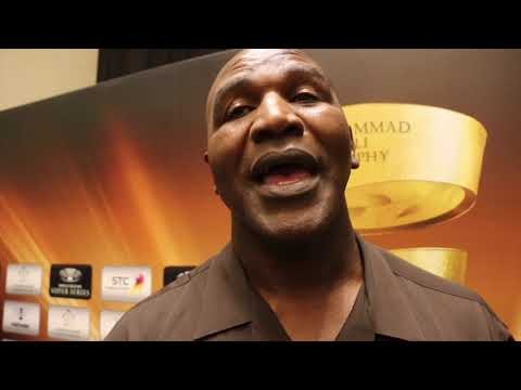 'TYSON FURY TICKLED ME, WHEN HE (BEAT KLITSCHKO)' - EVANDER HOLYFIELD / TALKS JOSHUA WIN & WILDER