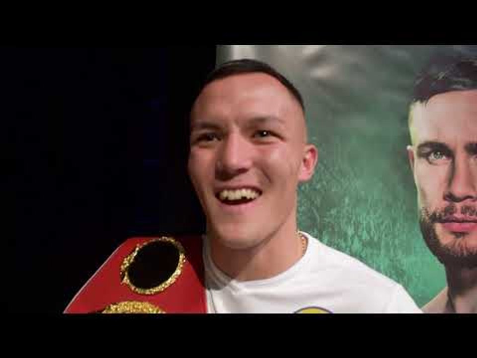 'AS SOON AS THE BELL GOES WE'RE GOING IN THERE TO HURT EACH OTHER' JOSH WARRINGTON @ PRESSER / LEEDS