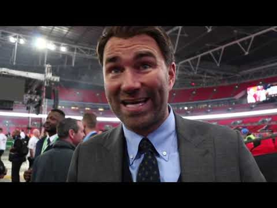 'MY B**HOLE WAS GOING' - EDDIE HEARN REACTS TO ANTHONY JOSHUA DESTROYING POVETKIN, & PRICE DEFEAT