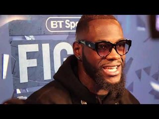 'I AM THE ONE WHO MOTIVATED FURY TO MAKE HIS COMEBACK!' - DEONTAY WILDER