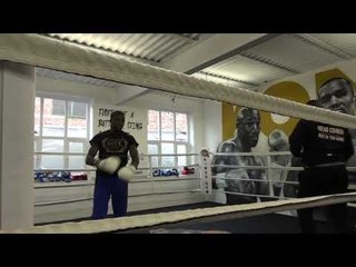 *OHARA DAVIES **FULL & COMPLETE** PUBLIC WORKOUT / HAS MESSAGE FOR ‘HATERS’ AHEAD OF CATTERALL FIGHT