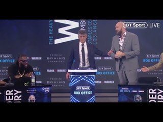 BEEF! - DEONTAY WILDER v TYSON FURY - *FULL & UNCUT* LONDON PRESS CONFERENCE (VERY STRONG LANGUAGE)