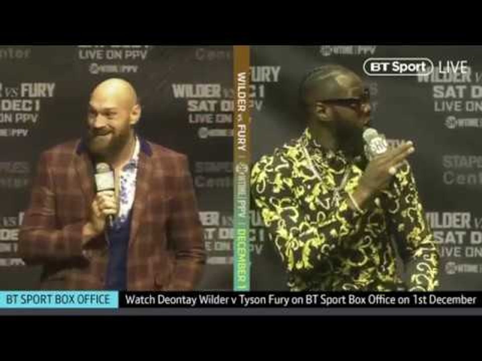 DEONTAY WILDER v TYSON FURY - *FULL & UNCUT* LOS ANGELES PRESS CONFERNECE / WILDER-FURY