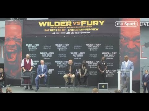 DEONTAY WILDER v TYSON FURY - *FULL & UNCUT* NEW YORK CITY PRESS CONFERENCE / WILDER-FURY