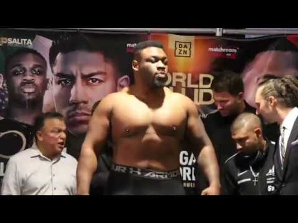 317 POUND MONSTER! - JARRELL 'BIG BABY' MILLER v TOMASZ ADAMEK - OFFICIAL WEIGH IN  / WORLDS COLLIDE