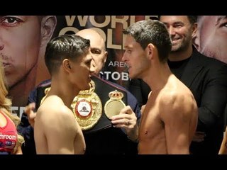 FEW WORDS TRADED! - DANIEL ROMAN v GAVIN McDONNELL - OFFICIAL WORLD TITLE WEIGH IN / WORLDS COLLIDE