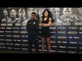 NICOLA ADAMS v ISABEL MILLAN HEAD-TO-HEAD @ FINAL PRESS CONFERENCE / LEICESTER / CATTERALL v DAVIES