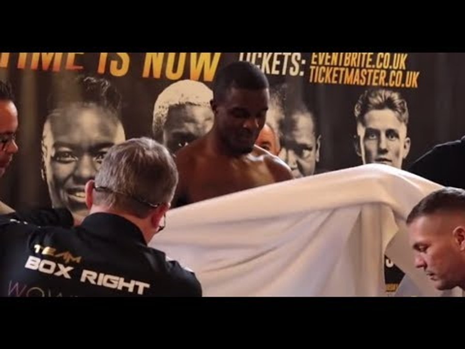 OD NEEDS TO STRIP! -  JACK CATTERALL v OHARA DAVIES  OFFICIAL WEIGH-IN & HEAD TO HEAD