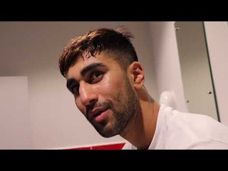 ‘MY FOCUS WAS TO SEE HOW I WAS AFTER THE LAST 4 MONTHS’ - RAZA HAMZA REACTS TO STOPPAGE WIN
