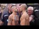 INTENSE! LEWIS RITSON v FRANSECO PATERA **FULL & OFFICIAL** WEIGH-IN (NEWCASTLE) / EUROPEAN TITLE