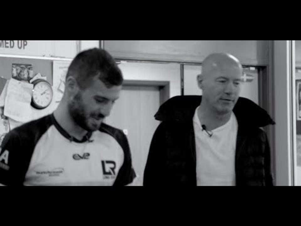 WHEN NEWCASTLE LEGEND ALAN SHEARER MET FUTURE NEWCASTLE LEGEND LEWIS RITSON