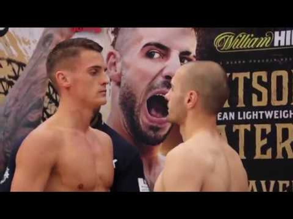 CHAD ELLIS v ANGEL EMILOV **FULL & OFFICIAL** WEIGH IN (NEWCASTLE) / RITSON v PATERA