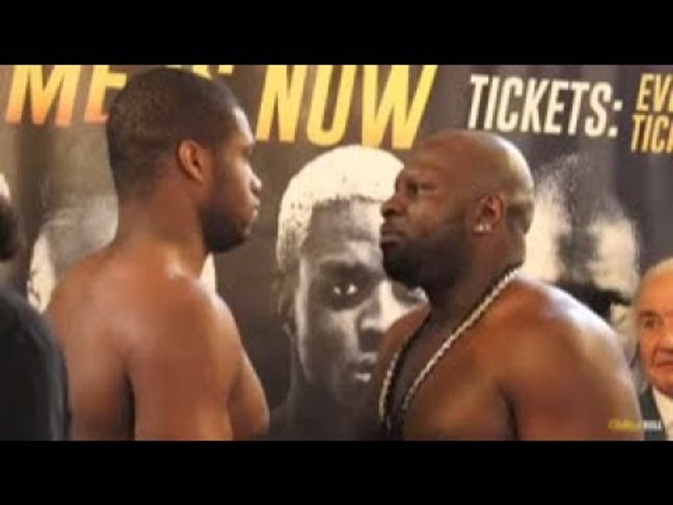 HEAVYWEIGHT SHOWDOWN! - DANIEL DUBOIS v KEVIN JOHNSON OFFICIAL WEIGH-IN VIDEO / DUBOIS v JOHNSON