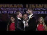 ROCKY FIELDING v SAUL CANELO ALVAREZ - HEAD TO HEAD @ NEW YORK PRESS CONFERENCE / FIELDING v CANELO