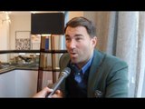 EDDIE HEARN (RAW IN BOSTON) -SAUNDERS, CHISORA/HAYE, WHYTE, CANELO-DAZN DEAL, WILDER TALKS, ESPINOZA