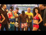 IRISH TO CAUSE UPSET IN BOSTON? - TEVIN FARMER v JAMES TENNYSON - OFFICIAL WEIGH IN (BOSTON)