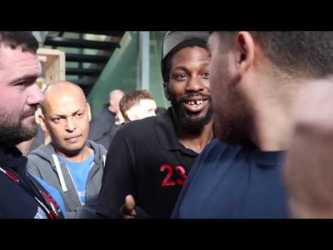 SLIGHTLY UNCOMFORTABLE! - ASINYA BYFIELD TAUNTS TED CHEESEMAN & TRADES VERBALS WITH TEAM CHEESEMAN