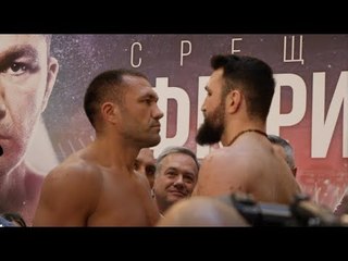 VERY HOSTILE IN BULGARIA! - KUBRAT PULEV v HUGHIE FURY *FULL & UNCUT* WEIGH IN VIDEO  (SOFIA)