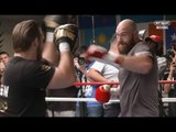 WARNING WILDER? - TYSON FURY DEMONSTRATING IMMENSE SPEED COMBINED WITH POWER / WILDER-FURY