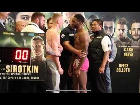 BYFIELD FAILS TO MAKE WEIGHT INITIALLY! TED CHEESEMAN v ASINIA BYFIELD / *FULL & OFFICIAL* WEIGH-IN