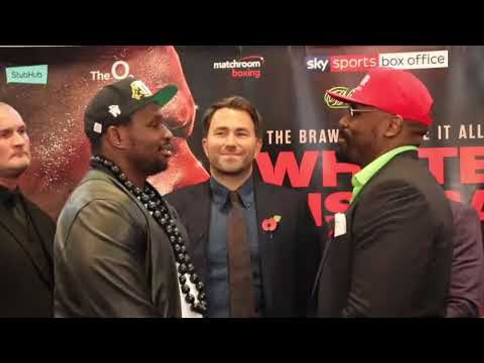 REPEAT OR REVENGE? DILLIAN WHYTE v DEREK CHISORA *OFFICIAL* HEAD-TO-HEAD @ PRESS CONFERENCE