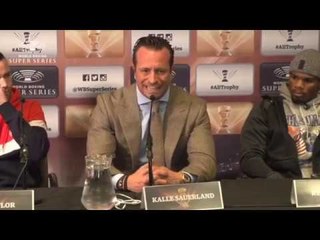 JOSH TAYLOR v RYAN MARTIN / BURNETT v DONAIRE - PRESS CONFERENCE w/ KALLE SAUERLAND & FRANK SMITH