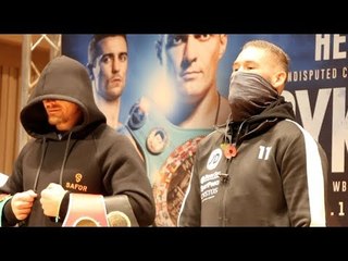 COLD STARES! - OLEKSANDR USYK v TONY BELLEW - HEAD TO HEAD @ FINAL PRESS CONFERENCE / HE WHO DARES