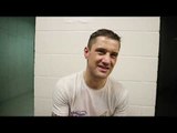 RICKY BURNS REACTS TO SENSATIONAL THIRD ROUND KNOCKOUT OF SCOTT CARDLE IN MANCHESTER / USYK v BELLEW