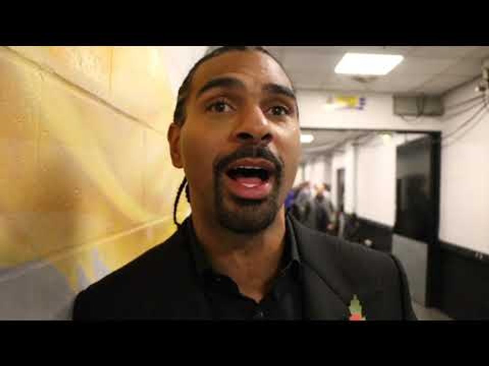 DAVID HAYE IMMEDIATE REACTION TO OLEKSANDR USYK KNOCKOUT OF TONY BELLEW / USYK-BELLEW