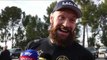 TYSON FURY CLAIMS THAT HE WILL CONTINUE HIS CAREER IN AMERICA AFTER HE BEATS DEONTAY WILDER